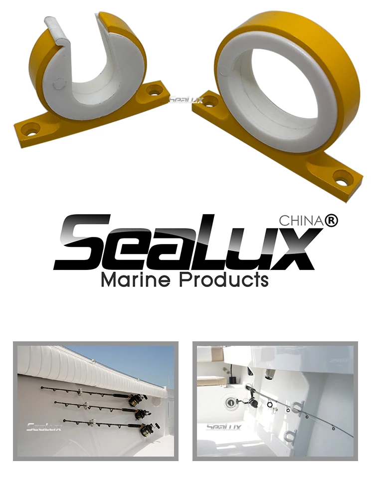 Sealux 1 пара алюминиевых несколько стержней держатель для лодки рыбалка на яхте аксессуары