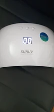 SUNUV-secador de Gel para manicura SUN8 secador LED de uñas, lámpara de 48W, modo único de bajo calor, herramientas de arte para esmalte de uñas