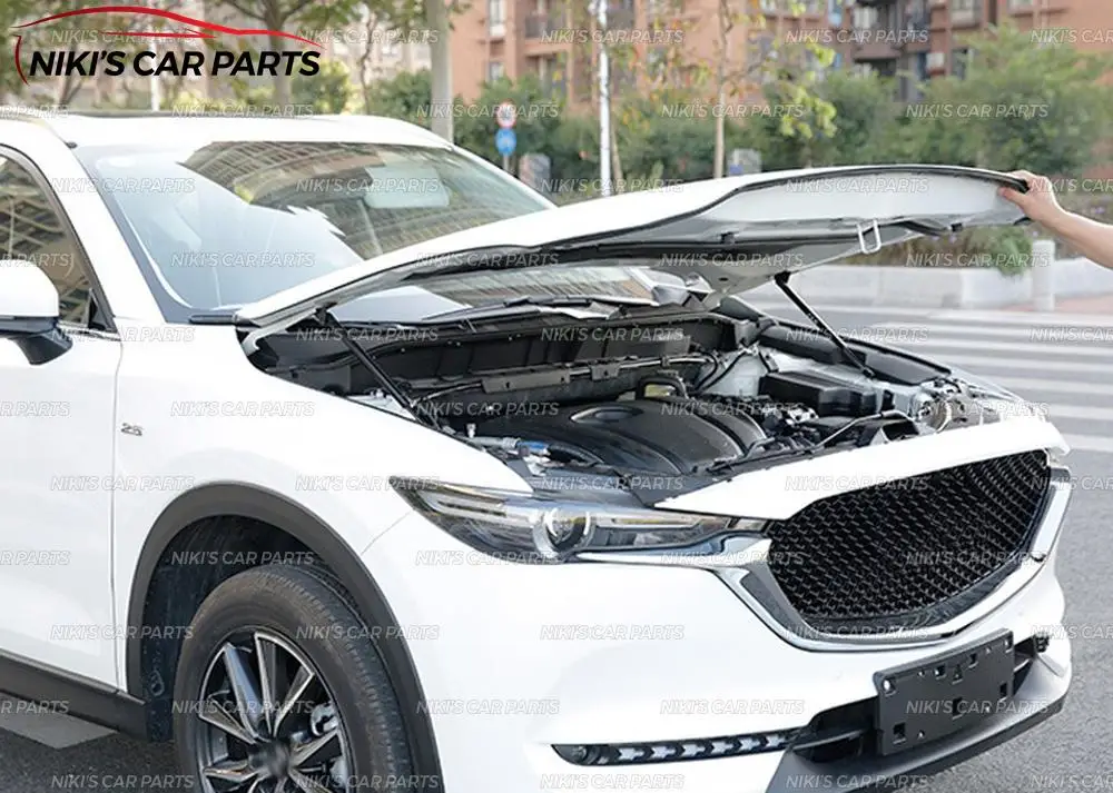 Стойки амортизатора капота для Mazda CX-5- нержавеющая сталь 1 комплект/2 шт. литье украшение автомобиля Стайлинг внешний