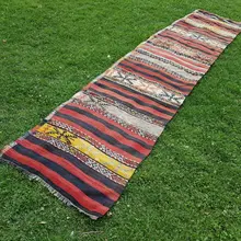 Винтажные коврики для гостиной прихожей 2'6''x11'4''/76x345 см