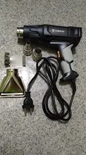 DEKO-pistola de calor eléctrica avanzada, 220V, 2000W, 2 temperaturas variables, con cuatro boquillas, accesorios, herramienta eléctrica