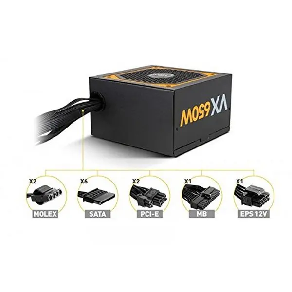 Игровой блок питания NOX NXURVX65BZ 650W 120 mm ATX