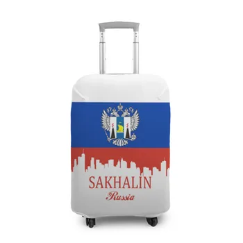 

Suitcase cover 3D Sakhalin region