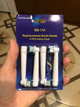 4pcs for Oral B Toothbrush Heads Sensitive Clean SB-17A Free shipping