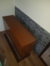 Stick Wallpaper Decoration Self-Adhesive Kitchen Waterproof Removable Peel Grey Brick