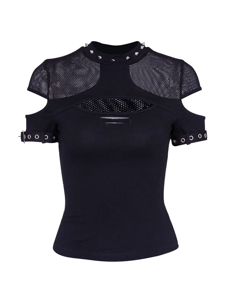 See Through Sleeves Top / V-neck Top / Mesh Sleeves Blouse / Top With See  Through Sleeves / Extravagant Blouse / Black Casual Top -  Canada