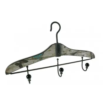 

Hanger coat rack shaped wooden hanger. Dimensions: 33x7x57 cm