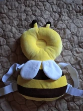 Almohada de protección para la cabeza de bebés, almohada de dibujos animados para bebés, suave de algodón PP, cojín protector para niños pequeños, cuidado seguro para bebés