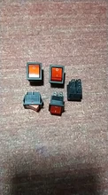 4-Pin Toggle-Switches Light KCD4-20 2-Position 16A/250V On/Off 5pcs 35x25.5x10mm Red