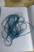 Mkaing-cordón plano de cuero de ante sintética de 5 metros y 3mm de ancho, cuerda de cuero de terciopelo coreana, multicolor, para bricolaje, joyería de cuero