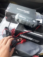 Topdon-cargador de batería de coche T1200, 6V, 12V, automático, ácido de plomo, cargador de batería de litio para coche y motocicleta, hasta 80Ah