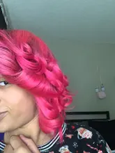 Luvin-pelucas frontales de encaje transparente para mujeres negras, cabello humano brasileño liso Remy, corto, Bob, desplumada, 613