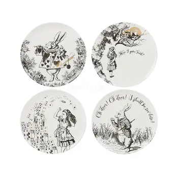 

Alice in Wonderland plate 20 cm (set of 4 PCs)