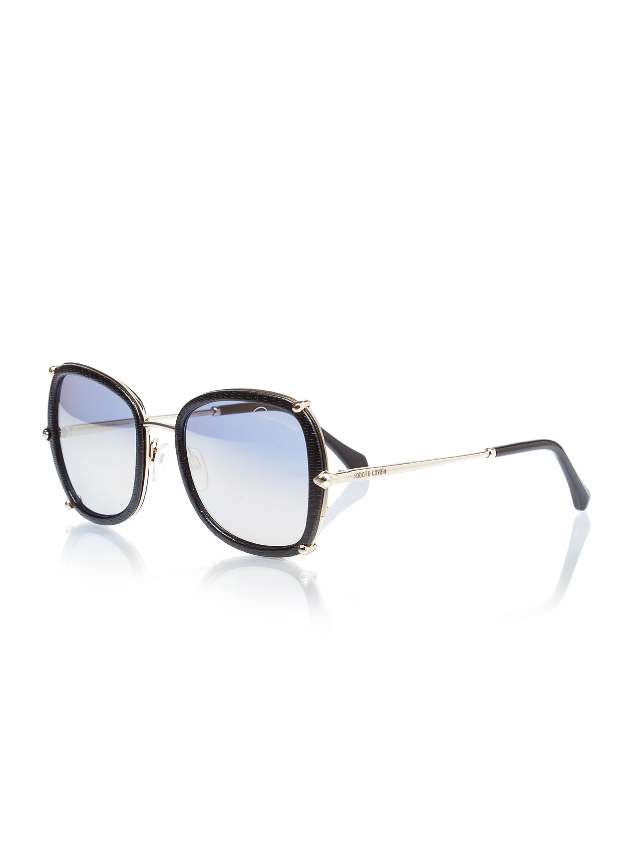 

Women's sunglasses rc 1028 32c metal black organic rectangle rectangular 56-22-135 roberto cavalli