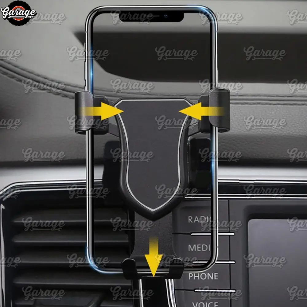 Автомобильный держатель для телефона для VW Teramont- алюминиевый сплав 1 комплект украшения автомобиля аксессуары для интерьера телефона