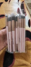 Makeup-Brushes Powder Eyeshadow Eyelash-Eyebrow Blending-Eyeliner Pink Beauty MAANGE
