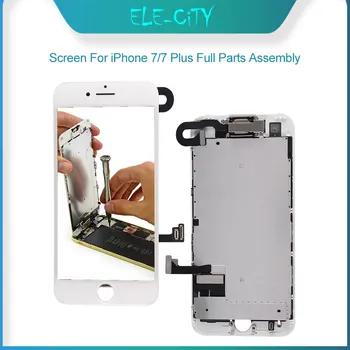 

IPS Screen For iPhone7 7Plus LCD Touch Screen Display Digitizer Full Small Parts Assembly With Front Camera Replacement USA Ship
