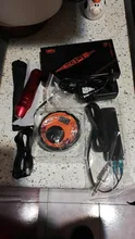 Kit de máquina profesional de tatuajes con fuente de alimentación, bolígrafo rotativo, con cartuchos de agujas, para maquillaje permanente, cejas, micropúas