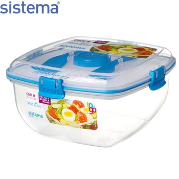 

Контейнер с охлаждающим элементом Sistema "TO-GO" 1,63л, синий, 21377