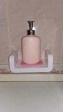 Shelf Bathroom Storage-Rack Shampoo Seasoning Self-Adhesive Kitchen White Wall-Mounted