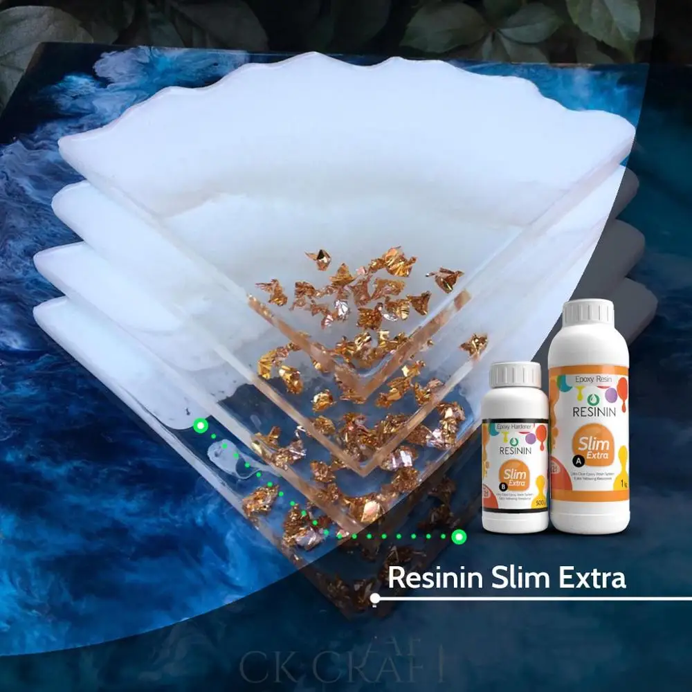Resinin Slim Extra 7 5 кг не желтеющий ультра прозрачный набор из эпоксидной смолы