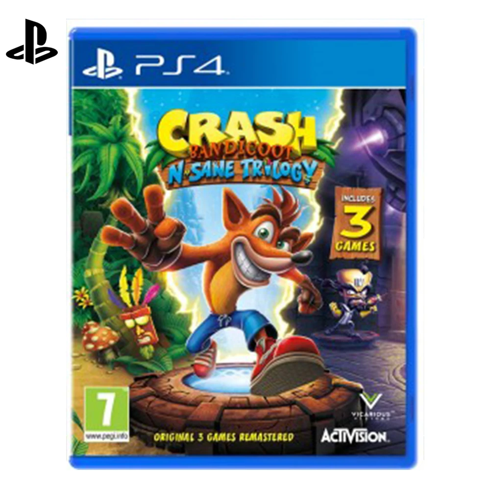 Игра для Sony PlayStation 4 Crash Bandicoot N’sane Trilogy (английская версия)|Игры консолей| |