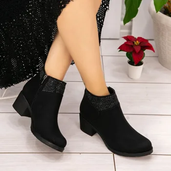 

Deal Black Beads Embroidered Women 'S Boots, Chelsea Postal, High Heel, Matte Color, Suede, Daily, Orthopedic Thermo Soles , Shoe , Sneaker , Booty , Bottine , Leather , Prada , Bag , Platform