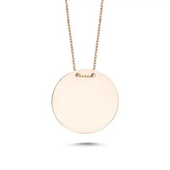 

Angemiel 925 Silver Plate Necklace-Rose Gold Plated