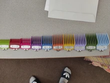 Peine guía de metal de varios tamaños, corte limitado, herramienta de corte de pelo, alta calidad, de colores, completamente nuevo