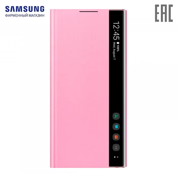 

Case for Samsung Clear View cover Galaxy Note 10 pink