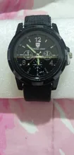 Gemius-Reloj de pulsera militar de nailon Para Hombre, cronógrafo deportivo de cuarzo, Masculino