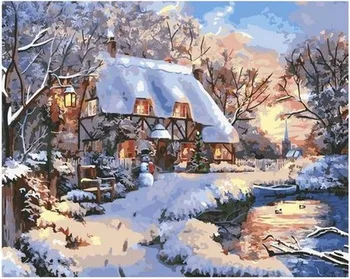 

Painting by numbers paintboy GX 33782 warm winter 40x50 cm