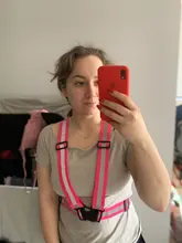 Chaleco reflectante de alta visibilidad Unisex, chaleco de seguridad en ciclismo para correr al aire libre, correa elástica ajustable, trabajo fluorescente, venta al por mayor