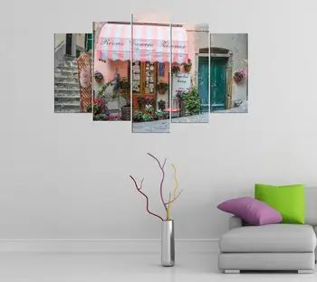 

Cafe Themed 5 Piece Mdf Table