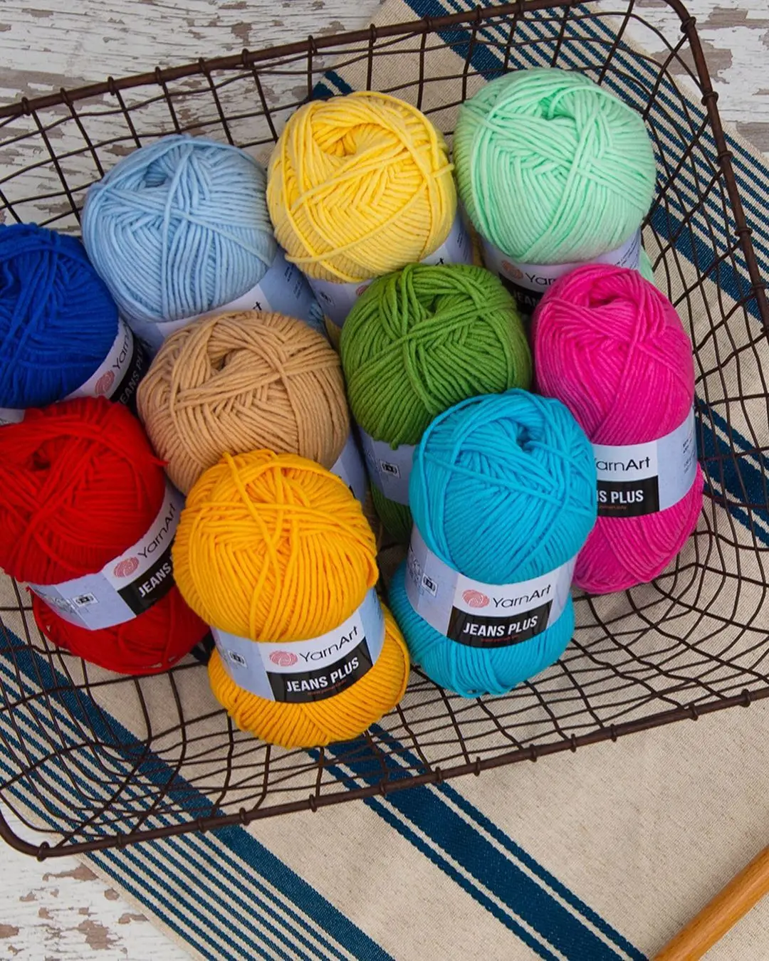 Jeans Plus Yarn Art Crochet yarn Yarn for knitting Hypoallergenic yarn