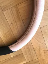 Protector para volante de coche 38CM de microfibra de cuero de la PU funda de volante para mujeres 15 pulgadas cubierta de volante para golf/bmw funda volante coche capas volantes de carro cubre volante auto cubre vola