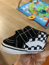 Zapatos de lona para bebé de 0 a 2 años, botines a la moda con lazo de gancho, para primeros pasos, para cuna