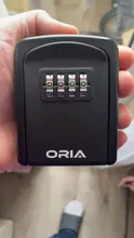 ORIA-caja de contraseña para llaves, decoración para llaves, caja de almacenamiento de llaves, caja de contraseña montada en la pared, llave exterior, cerradura para caja de seguridad