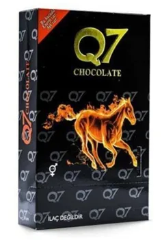

Q7 Chocolate for Man 25 gr x 12 Q7 Chocolate Mixture herbs Natural Improver Power Epimedium Libido Enhancer