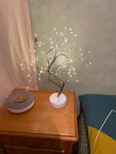 Study-Lamp Battery Holiday-Lighting-Decor Desk Fairy-Night-Light Bedside LED Christmas-Tree
