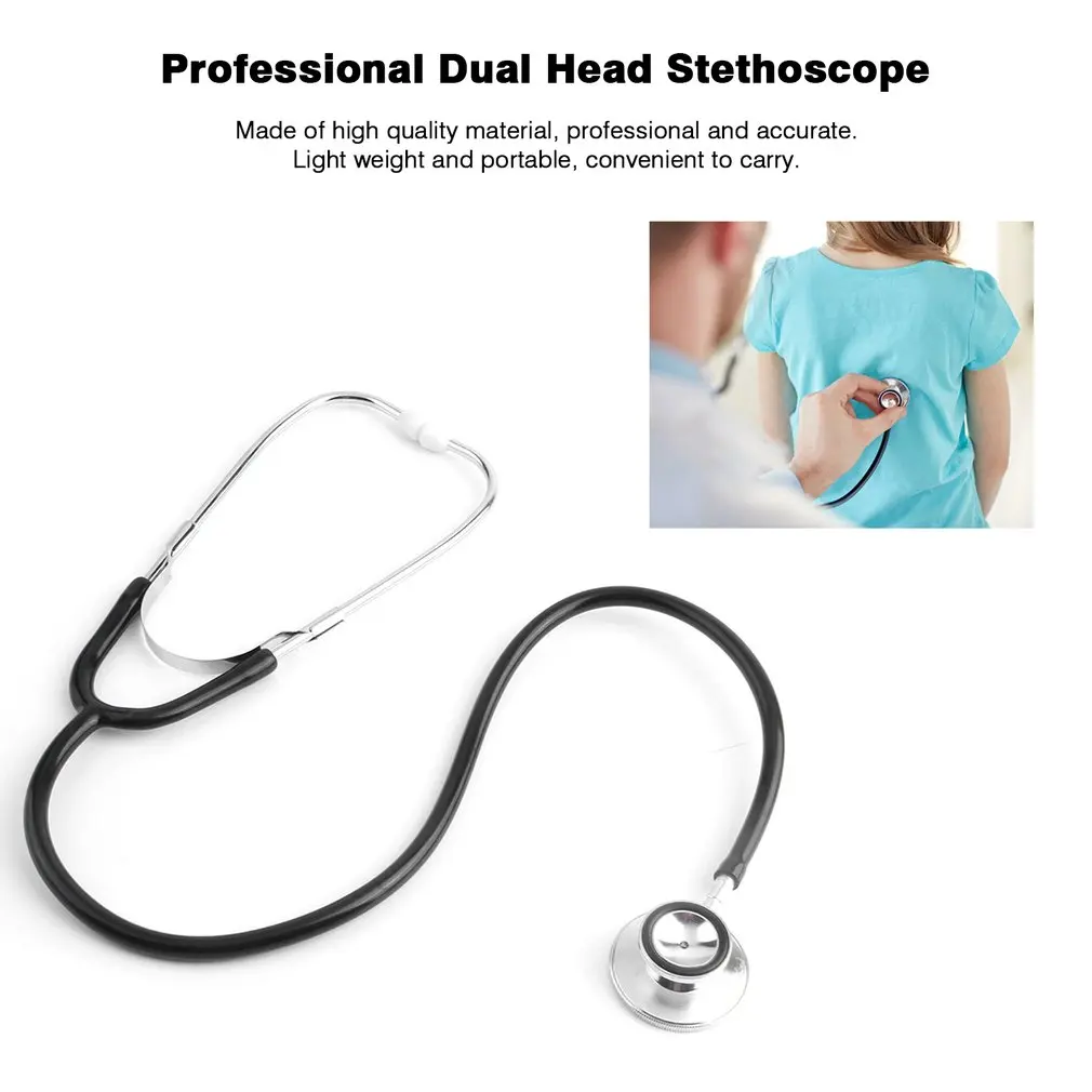 Professional Portable Dual Head Stethoscope Doctor Nurse Medical Heath Home Care