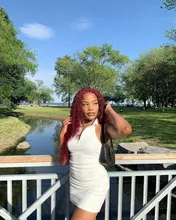 Pelucas frontales de encaje de cabello humano Borgoña, prearrancadas, rizadas, con encaje frontal, densidad completa del 200%, 99j pelo rizado, nudos blanqueados