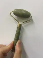 Rodillo masajeador Facial Gua sha para mujer, rodillo masajeador Facial de piedra de Jade Natural para cuello, herramientas adelgazantes de belleza de elevación fina