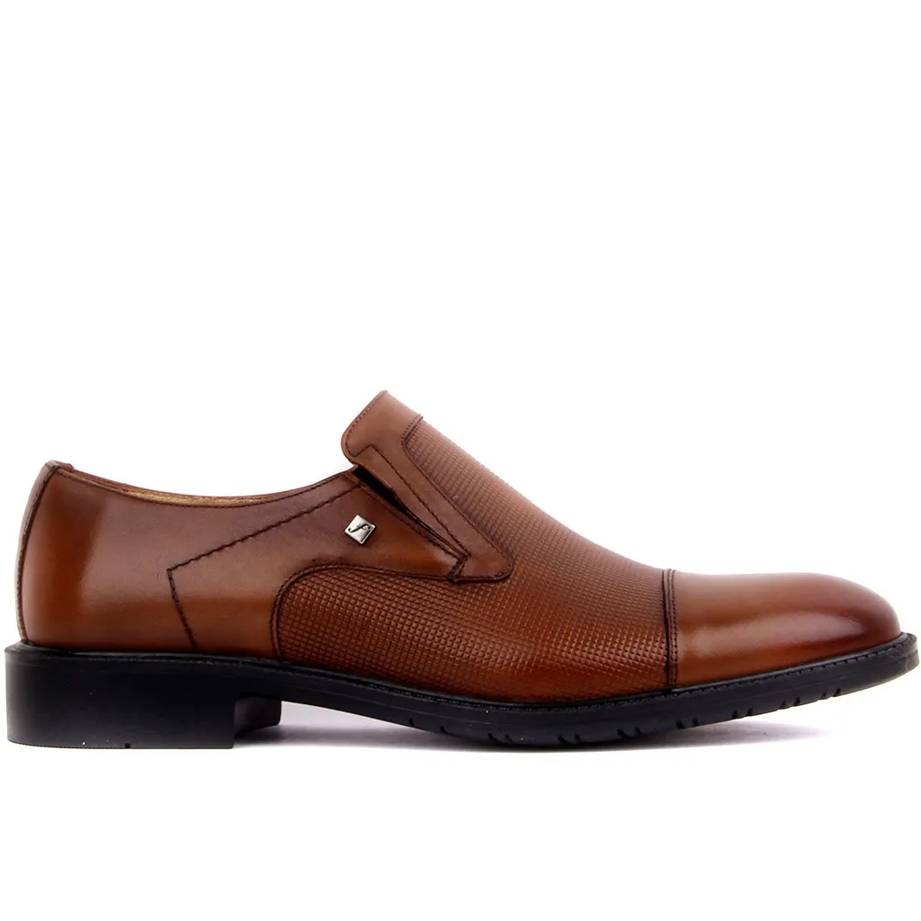 

Fosco-Tan Men Casual Shoes Leather 2020 New Oxfords Leather Men Shoes Fashion Casual Slip On Formal Business Wedding Dress Shoes Drop Shipping