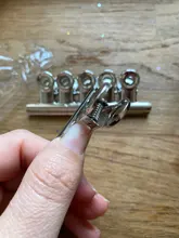 Pinzas curvadas de acero inoxidable Rusian C, 6/10 Uds., Clip de curvatura, herramienta francesa para extensiones de uñas, Clips para rizos