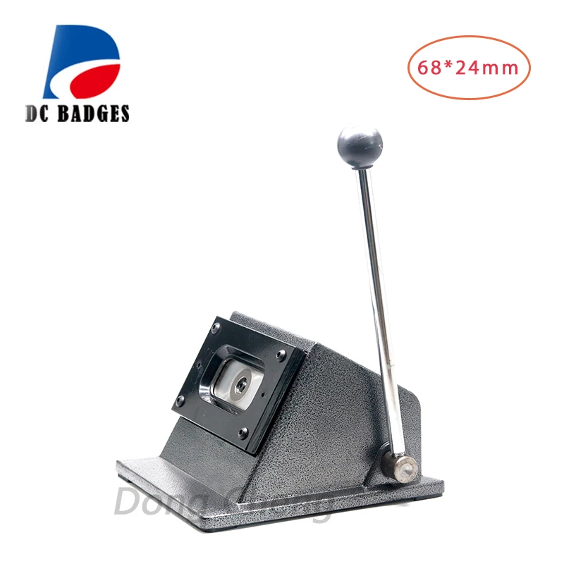

68*24mm square paper cutting machine, for 68*24mm name tag