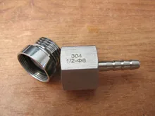 Coupling-Connector Hose-Tail-Reducer Stainless-Steel-Pipe-Fittings Female BSP Thread-X-Barb