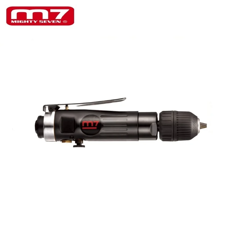 Pneumatic drill 10 mm, 2600 rev / min., Reverse, fast-chuck MIGHTY SEVEN QE-933 pneumatic tool drilling countersinking and reami