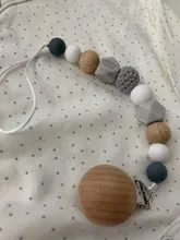 Clips de silicona para chupete de bebé, soporte de cuentas de dentición para chupete, mordedor de silicona, juguete colgante para chupete