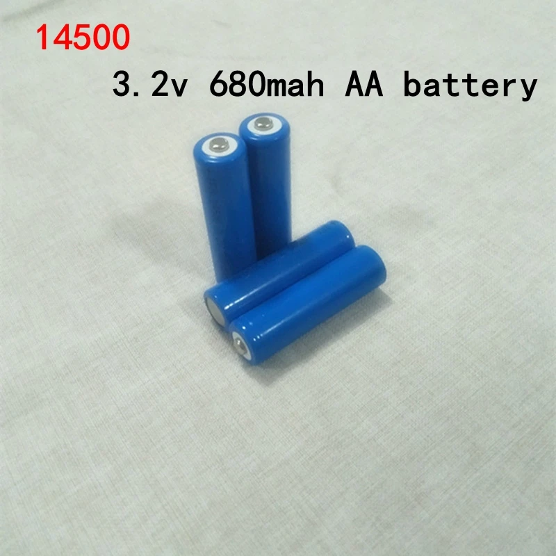 3,2 V LiFePO4 Батарея AA 14500 Батарея Pilas Recargables AA 3,2 V 14500 Батарея для фонарик Камера бритва Радио пульт дистанционного управления Управление